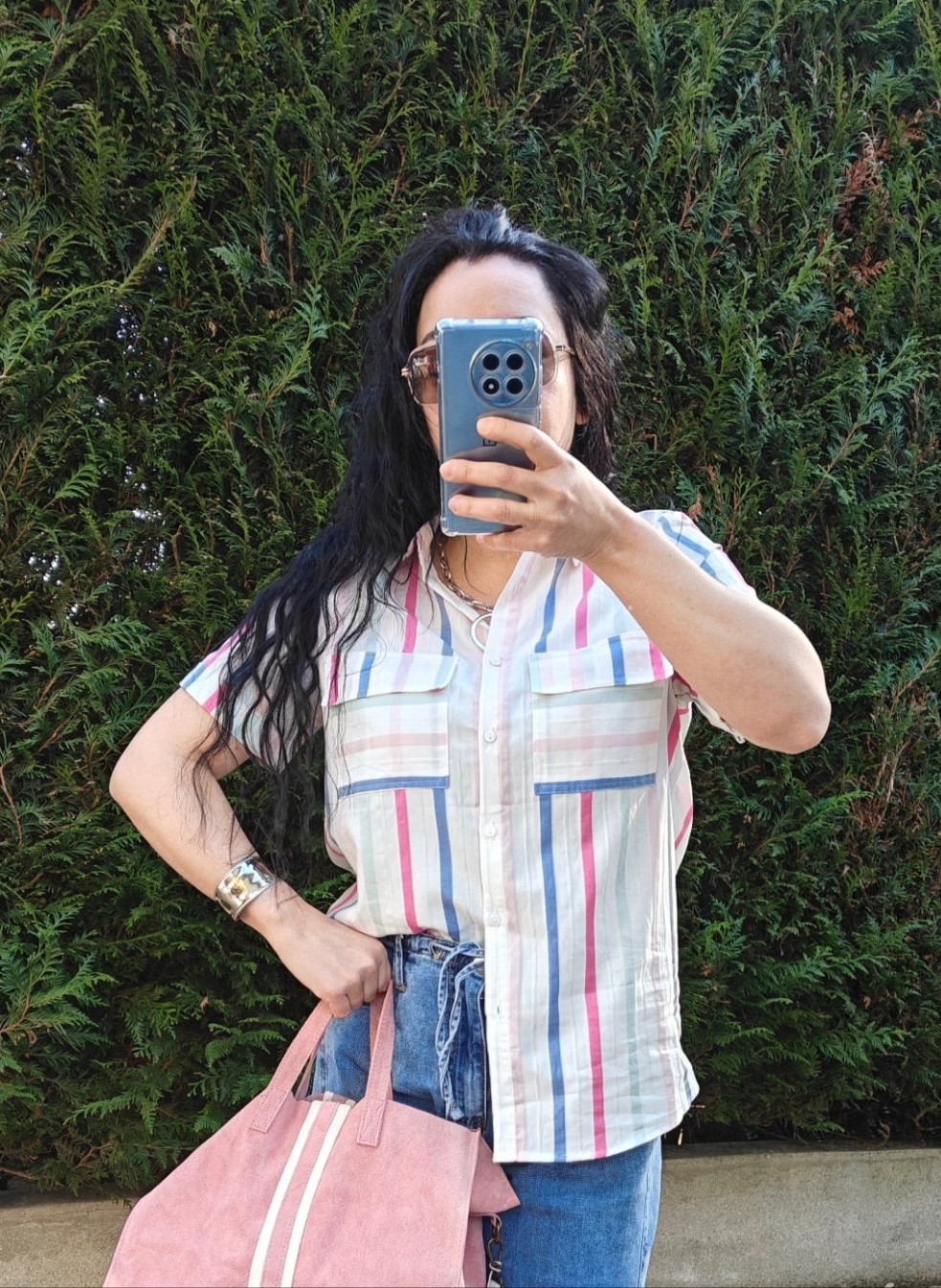 Chemise rayures couleurs
