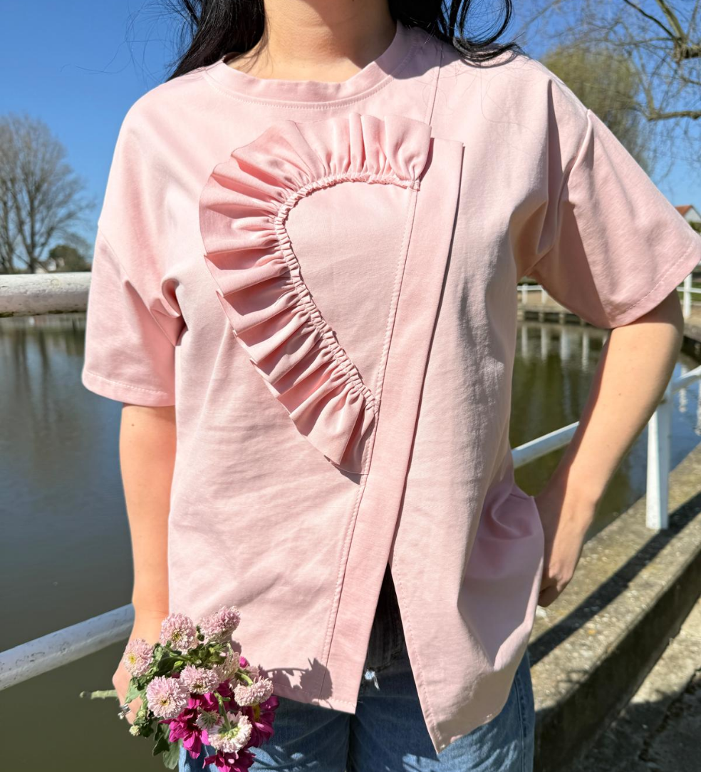 T-shirt rose