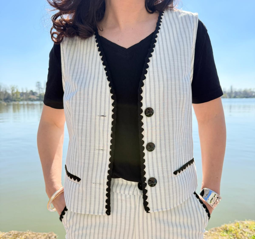 Gilet écru