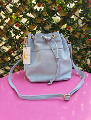 Sac seau bleu
