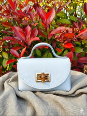 Petit sac en cuir blanc
