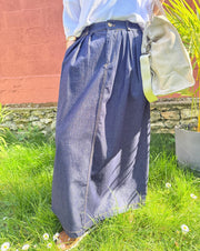 Jupe longue en jean