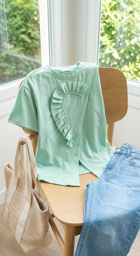 T-shirt vert menthe
