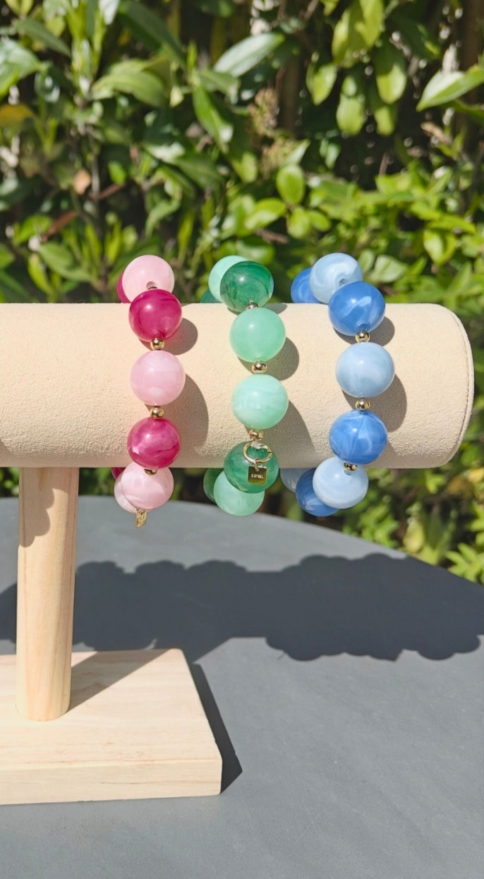 Bracelet boules murano