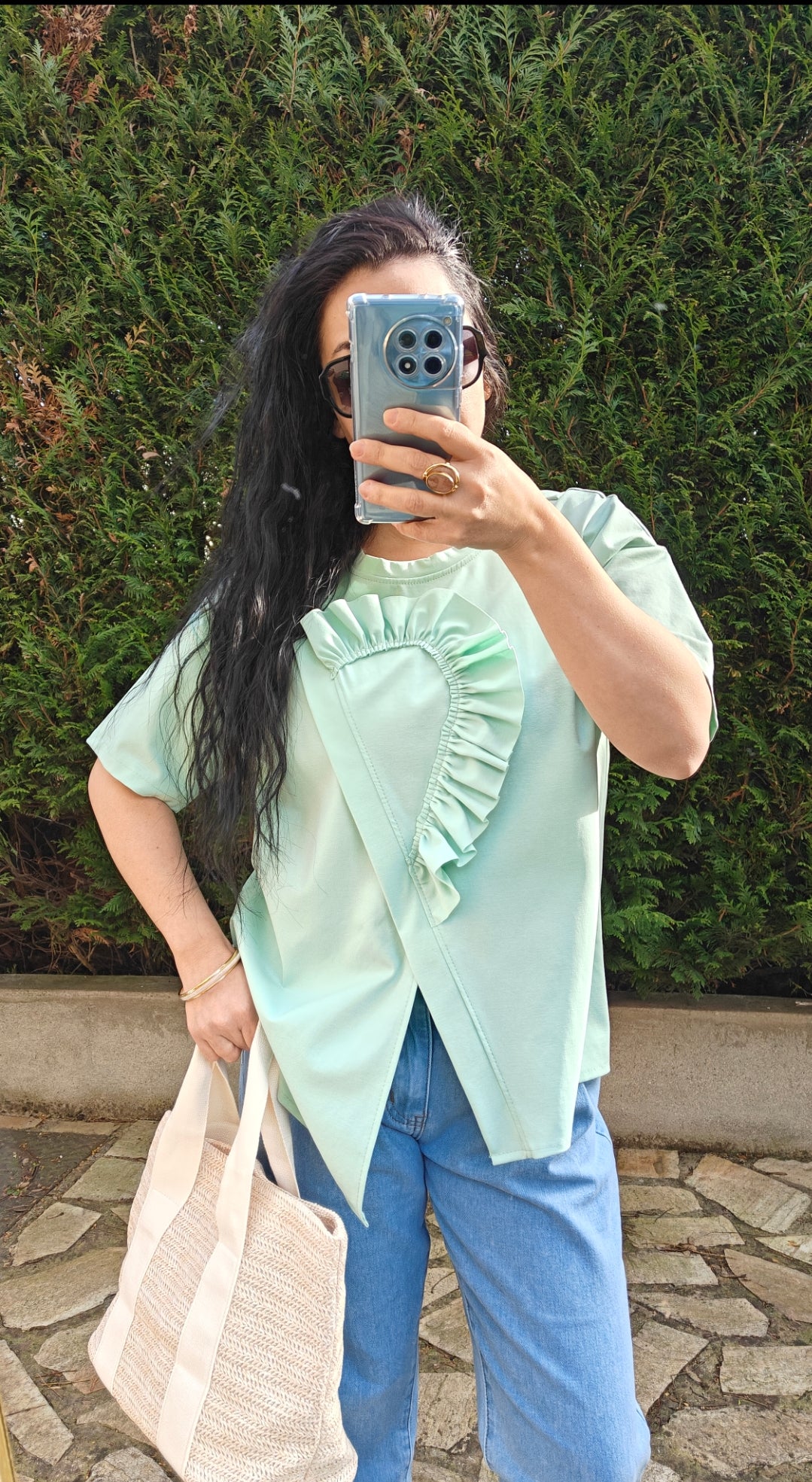 T-shirt vert menthe