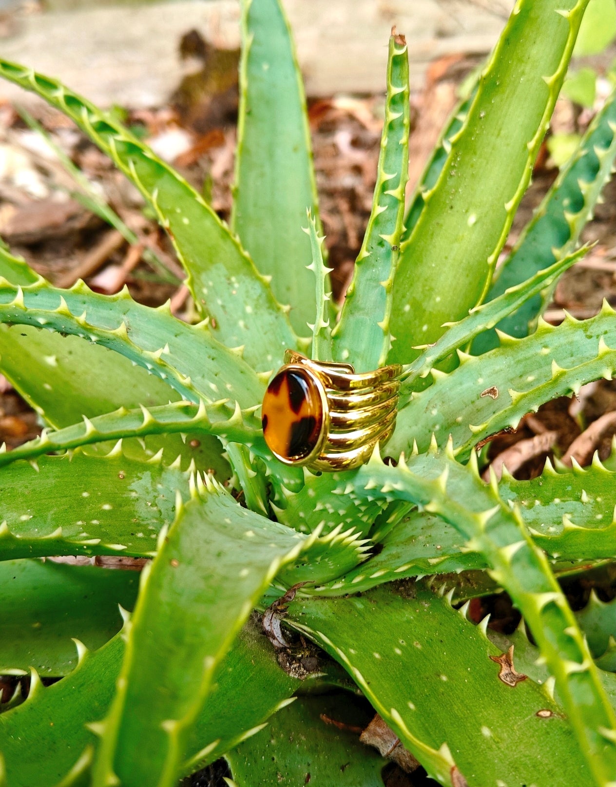 Bague léopard