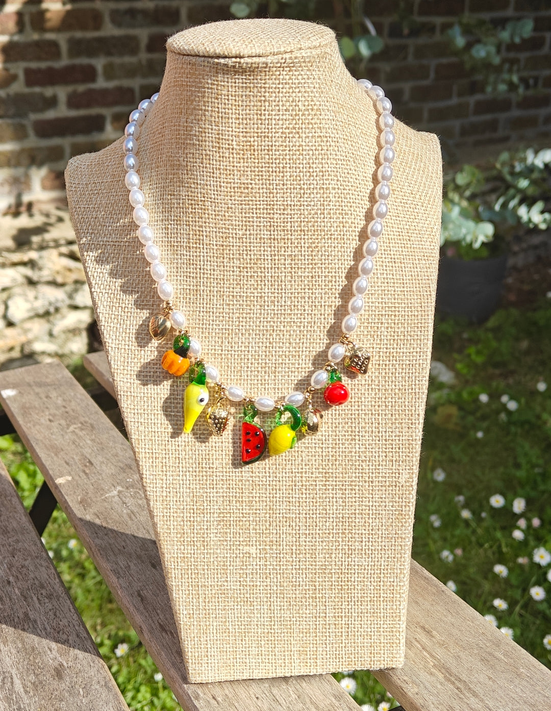 Collier "Fruits d'été"
