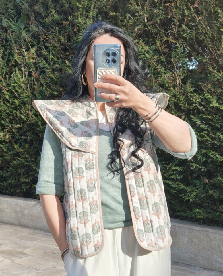 Veste sans manches matelassée